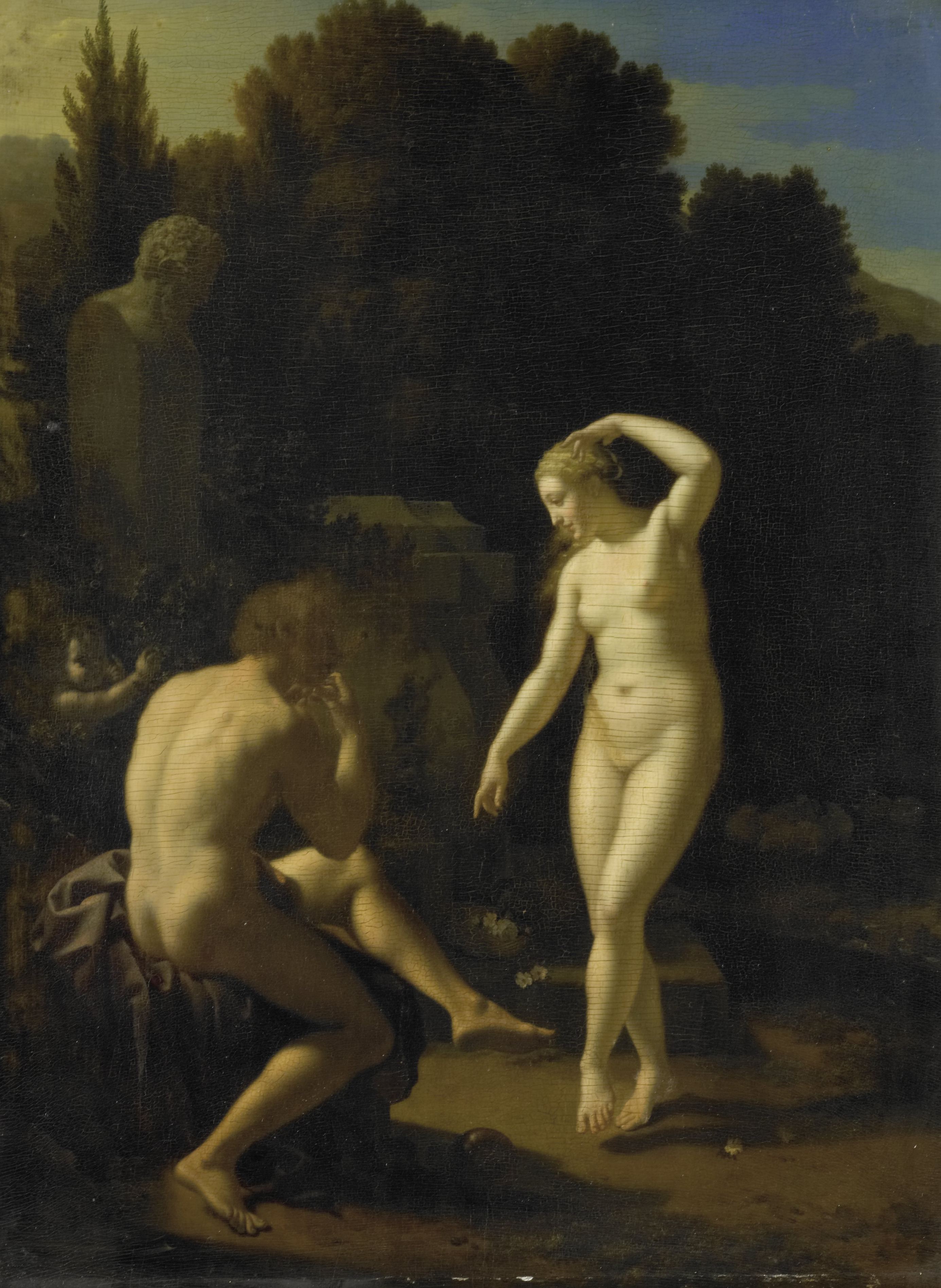 A Nymph Dancing to a Shepherd's Flute